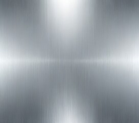 Aufkleber - a metallic surface with a reflective, smooth texture The surface is uniformly gray, and taken from a slightly elevated angle, creating a sense of depth and dimension