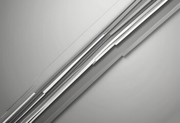 Poster - a diagonal line pattern composed of various shades of gray, creating a sense of depth and movement