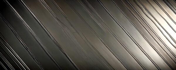 Leinwandbilder - a close-up view textured surface with diagonal lines, creating a sense of depth and movement
