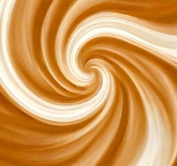 Poster - a swirling pattern of light and dark brown hues, creating a mesmerizing and dynamic visual effect