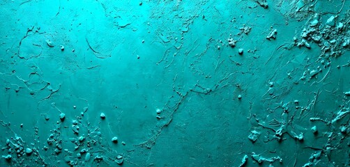 Poster - a close-up view textured surface with a dark green hue, featuring a rough, cracked appearance