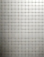 Leinwandbilder - A grid of white square tiles with small black dots, creating a uniform and repetitive pattern