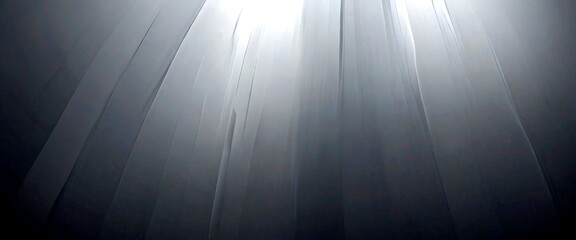 Fototapete - a dark, abstract background with a gradient of gray and white, creating a sense of depth and movement