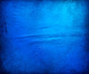 Poster - a textured blue background with a subtle gradient effect, resembling a water surface or a painting