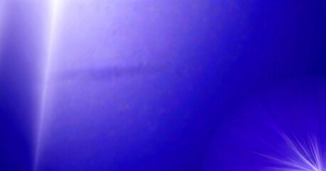 Poster - a gradient background transitioning from a deep purple at the top to a lighter shade at the bottom, with a bright white light shining from the bottom right corner, creating