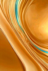 Poster - a swirling pattern of light and dark brown hues, with a subtle blue line running through the center, creating a sense of movement and fluidity