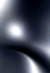 Poster - a blurred, abstract representation curved line, with a gradient of gray tones transitioning from a darker shade at the top to a lighter one at the bottom
