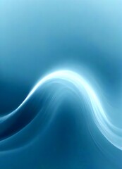 Poster - a gradient of blue hues, transitioning from a darker shade at the top to a lighter one at the bottom The gradient is smooth and continuous, creating a sense of fluidity