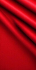 Aufkleber - a close-up view red fabric, with the fabric appearing to be folded or crumpled, creating a textured and dynamic appearance