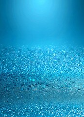 Aufkleber - A close-up view glittery blue surface, with a gradient effect transitioning from a darker shade at the top to a lighter one at the bottom