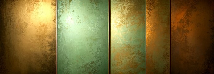Leinwandbilder - a series of vertical panels with varying textures and colors, arranged in a grid-like pattern