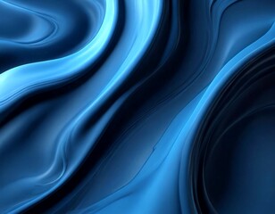 Aufkleber - a dynamic, abstract pattern of blue and black hues, with the colors transitioning smoothly from left to right, creating a sense of movement and fluidity