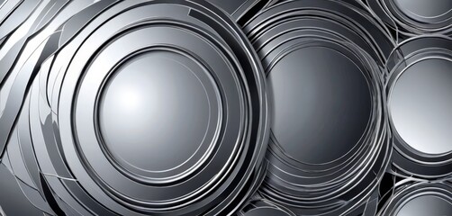 Poster - a repeating pattern of concentric circles, with the largest circle at the center and smaller circles radiating outwards in a radial fashion The background is a gradient of