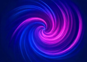 Fototapete - a spiral pattern with alternating blue and purple swirls, set against a dark blue background