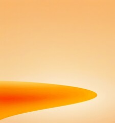 Leinwandbilder - a gradient background transitioning from a warm orange at the top to a soft yellow at the bottom, with a subtle curve adding a dynamic element to the composition