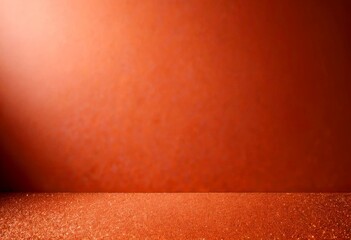 Aufkleber - A red wall with a shiny, glittery surface in the foreground