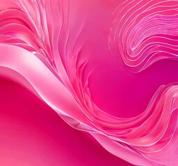 Aufkleber - a pink abstract background with a wave-like pattern and a gradient effect, creating a visually striking and dynamic composition