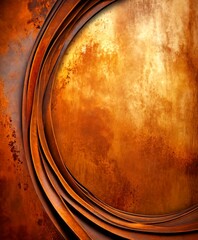 Poster - a textured, abstract background with a warm, earthy color palette The dominant colors are brown and orange, creating a sense of depth and movement dominated