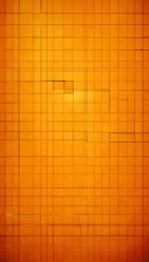 Poster - a grid-like pattern of orange squares, with some squares appearing to be slightly darker than others, creating a sense of depth and texture