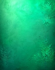 Leinwandbilder - a textured, greenish-blue background with a subtle pattern of leaves and branches The does not contain any discernible text or countable objects