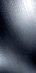 Fototapete - a close-up view metallic surface with a diagonal pattern of dark gray and white lines, creating a textured and reflective appearance
