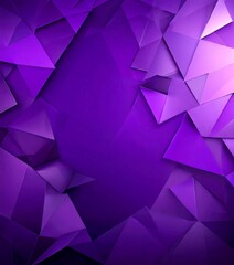 Leinwandbilder - a vibrant purple background composed of numerous triangular shapes, creating a visually striking and abstract pattern.