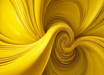 Fototapete - a swirling pattern of golden, curved lines that create a mesmerizing, abstract visual effect