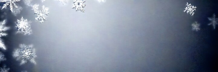 Leinwandbilder - Snowflakes in the Sky