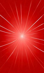 Leinwandbilder - a red background with white radial lines radiating outwards from a central point, creating a sense of movement and energy