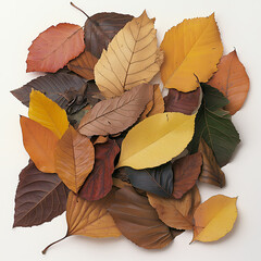 Autumn leaves showcasing vibrant seasonal colors