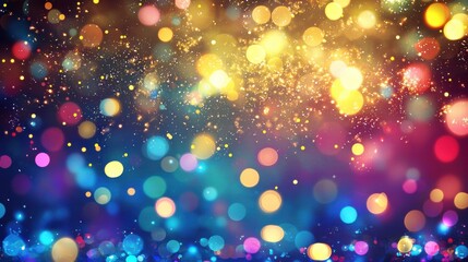 Colorful Bokeh Light Abstract