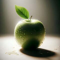 Wall Mural - “Wonderful fruit - apple, 3d.”