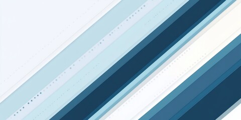 Wall Mural - Blue and white background with diagonal lines, flat design style, corporate presentation template, minimalistic background Generative AI