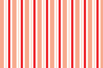 Wall Mural -  simple red cream color vertical line pattern a red and white striped pattern with a white stripe