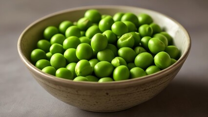 Sticker -  Fresh green peas in a bowl ready for a healthy meal