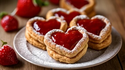 Sticker -  Sweetheart Pastries with a dash of romance