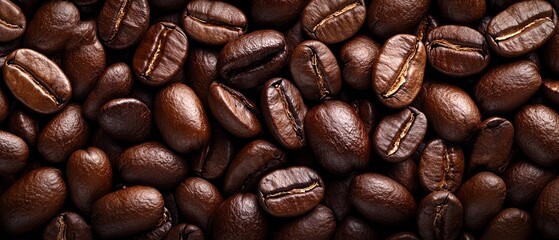  A stack of heart-shaped roasted coffee beans