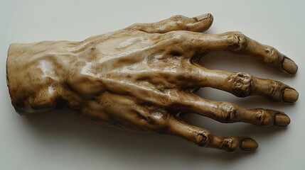 Wall Mural - Detailed Hand Sculpture: A Study in Anatomy and Form