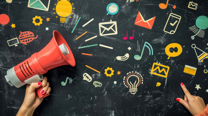 Wall Mural - a comparison of brand management practices across industries, focusing on brand consistency and cust