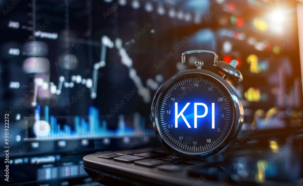 How KPIs drive success in industrial settings. Stock Illustration ...