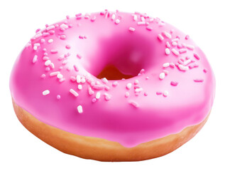 Poster - PNG Donut dessert food white background.