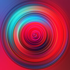 Colorful radial motion effect. Abstract rounded background. Color curves and sphere. Multi color gradient rings and circles wallpaper. Colored texture backdrop and banner.