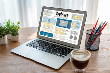 Website design software provide snugly template for online retail business and e-commerce