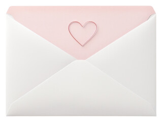 Wall Mural - PNG Love letter envelope white background rectangle.