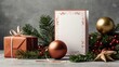 © Svetlana - Merry Christmas and happy new year concept mockup