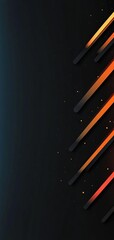 Wall Mural - Black directional arrow pointing right flat design top view interface design theme animation Triadic Color Scheme