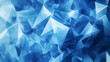 © Thiago - Abstract blue geometric background animation, triangles and lines, futuristic shapes and design. Low Poly Art. Illustration