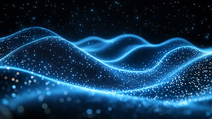 futuristic digital background featuring abstract data patterns and technological elements. The image symbolizes innovation, connectivity, and the power of data in modern technology-driven environments
