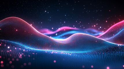 futuristic digital background featuring abstract data patterns and technological elements. The image symbolizes innovation, connectivity, and the power of data in modern technology-driven environments