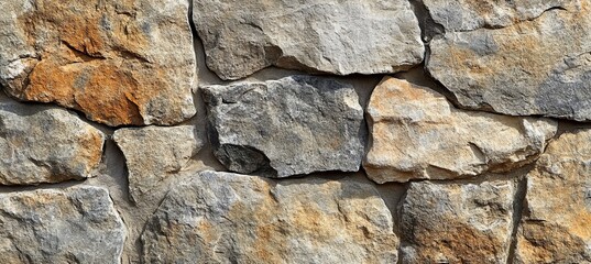 Abstract stone wall background. Generative AI technology.	
